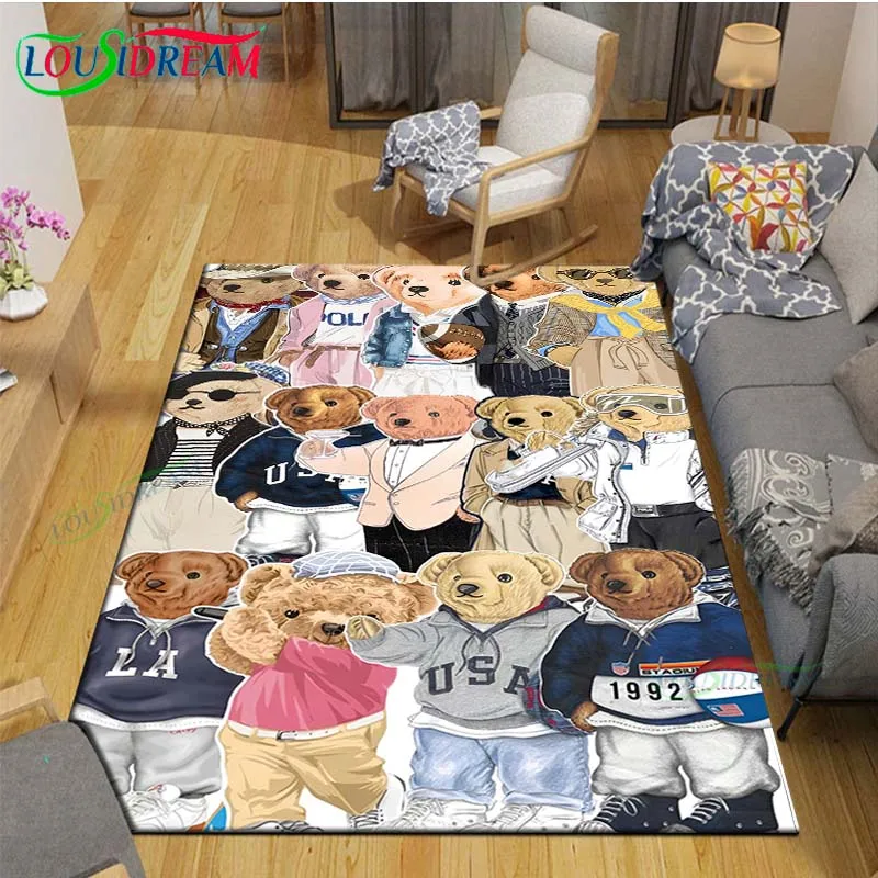 Commercial Printing For Sale - Klasyczne kreskówkowe dywany z motywem misia,